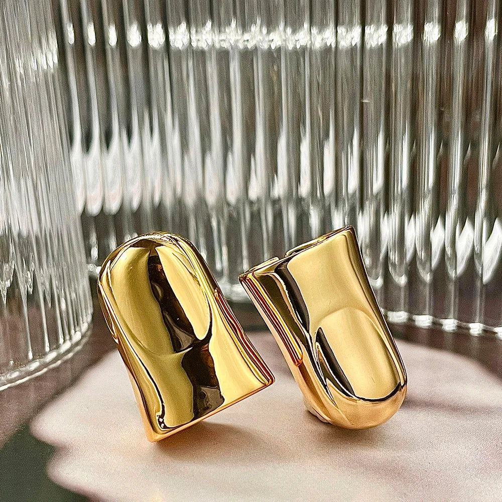 Punk Nails Ring Finger Rings For Women Accessories Gold Color Creative Ring Fashion Jewelry Gift