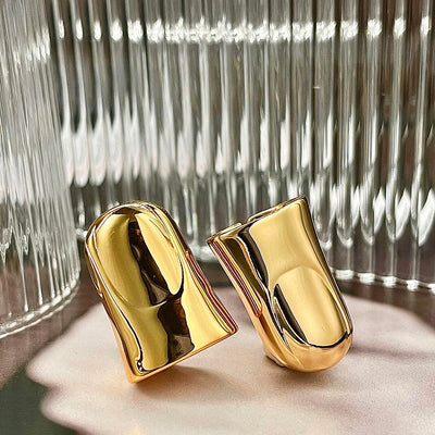 Punk Nails Ring Finger Rings For Women Accessories Gold Color Creative Ring Fashion Jewelry Gift