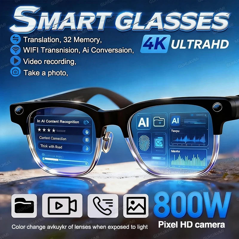 smart video recording sunglass