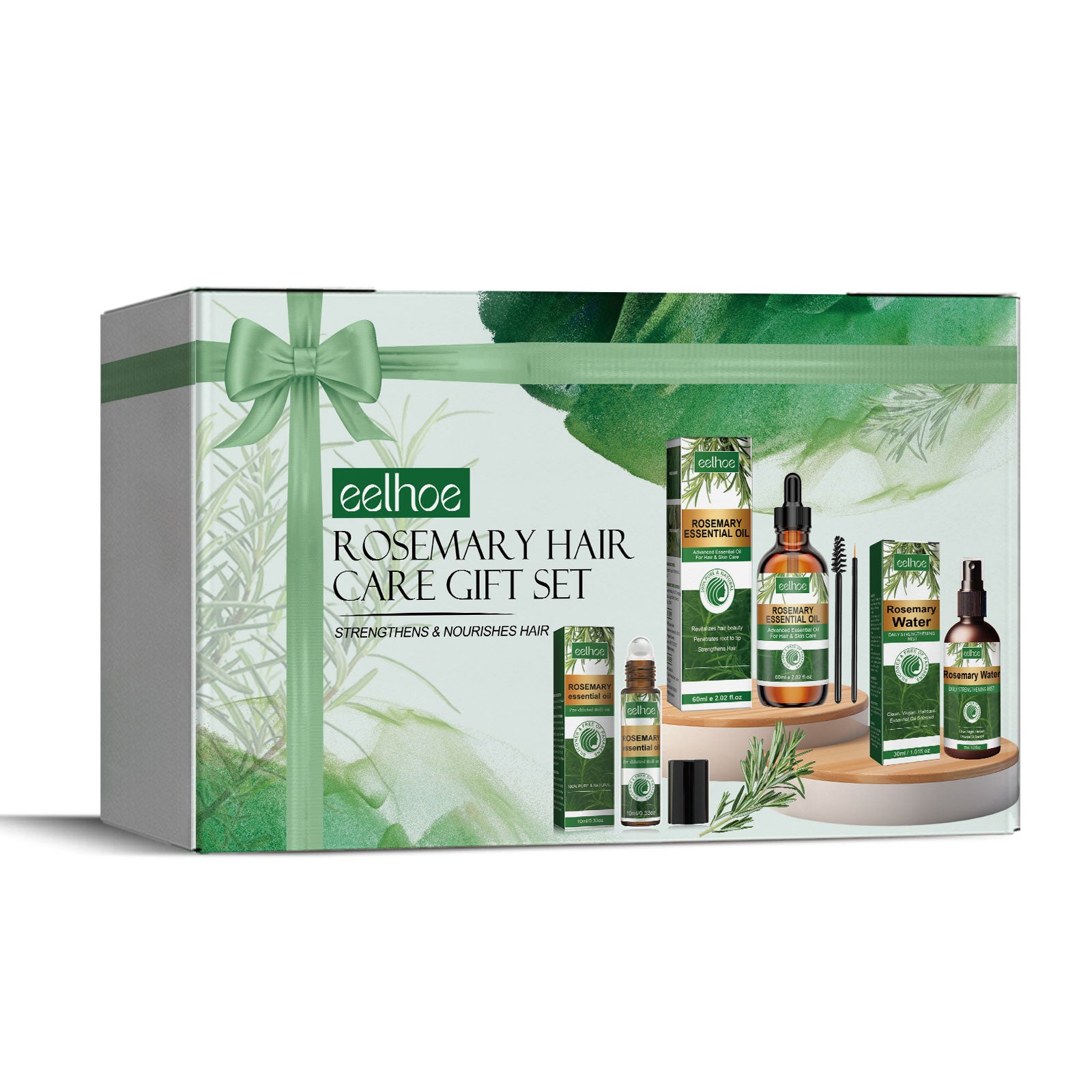 Rosemary Hair Care Nourish Hair Soft Fluffy Strong Moisturizing Root Hair Care Gift Set