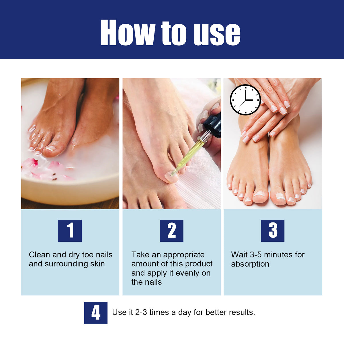 Nail Repair Solution Gentle Clean, Moisturize, Moisturize And Nourish Nails And Nails