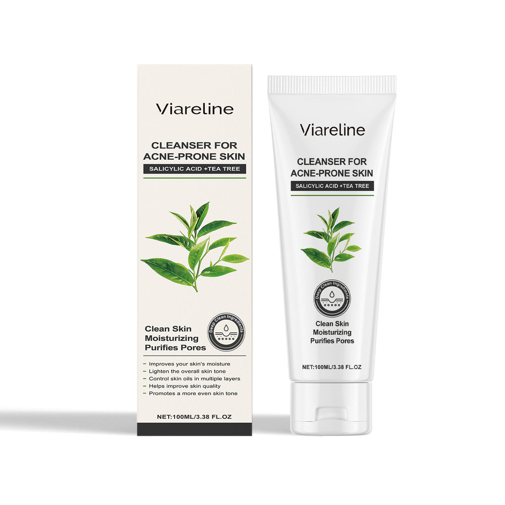 Green Tea Cleansing Gel Gloss Oil Control Clean Balance Skin Moisturizing Moisturizing Skincare Set