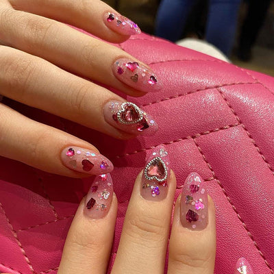 European and American popular manicure wearable nails cross flash diamond explosive wearable nails fake nails
