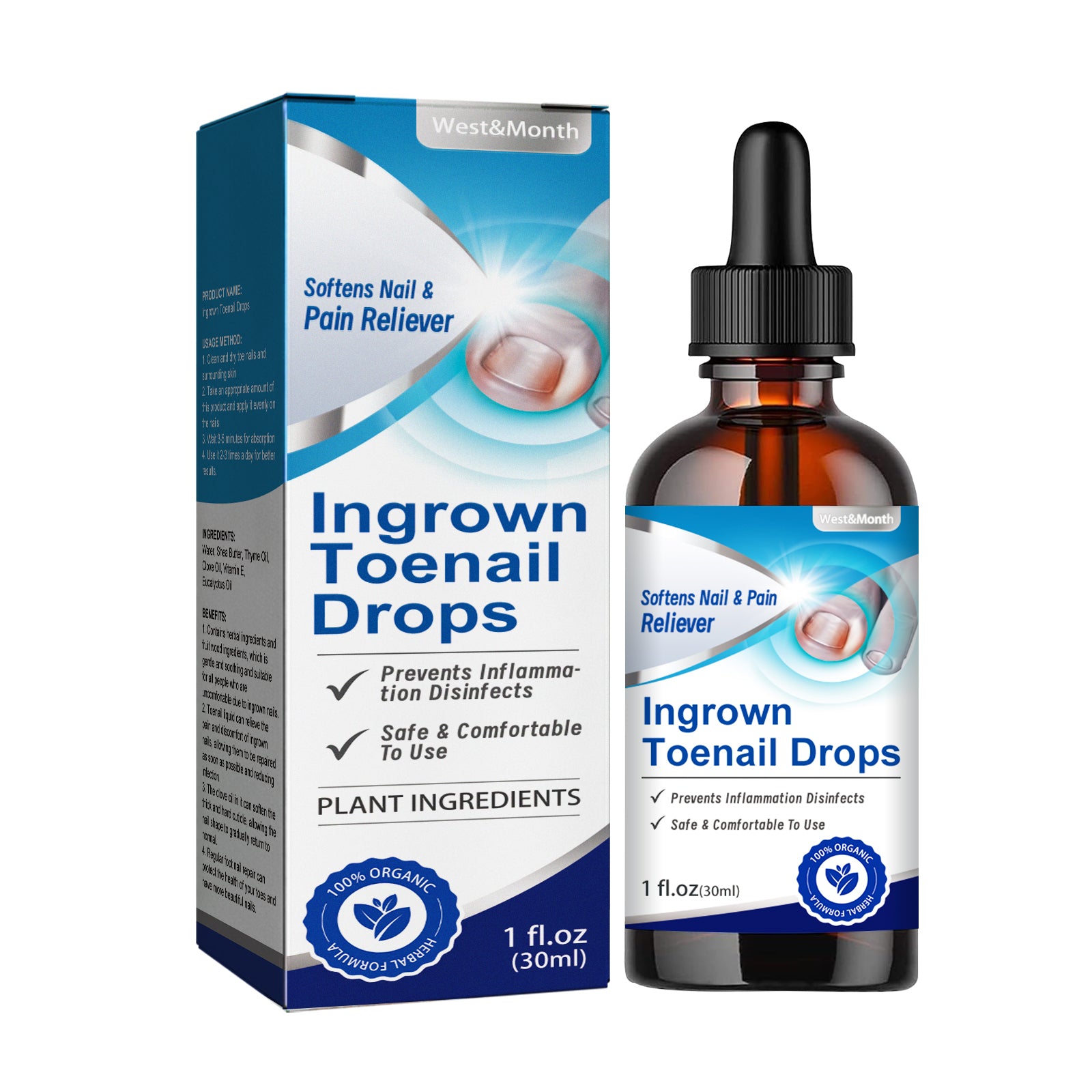 Nail Repair Solution Gentle Clean, Moisturize, Moisturize And Nourish Nails And Nails